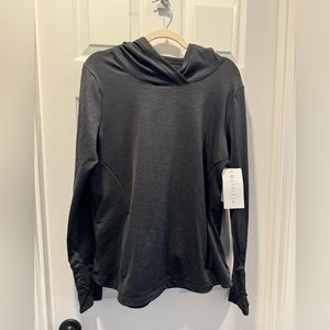 Athleta bootcamp hoodie top size large black new with tags NWT